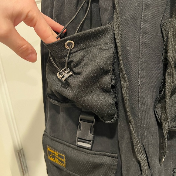 Black Cargo Pants - Picture 4 of 9